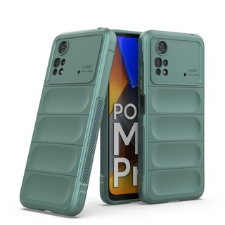 เคสซิลิโคน กันตก ป้องกันรอยนิ้วมือ สําหรับ Xiaomi Poco M5 M4 Pro 5G