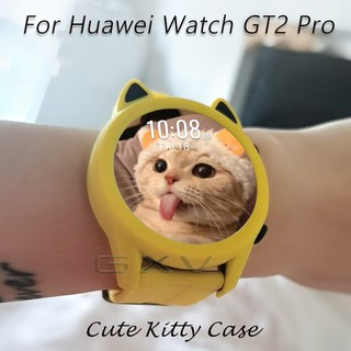 เคส Tpu ลายการ์ตูนคิตตี้สําหรับ Huawei Watch Gt2 Pro