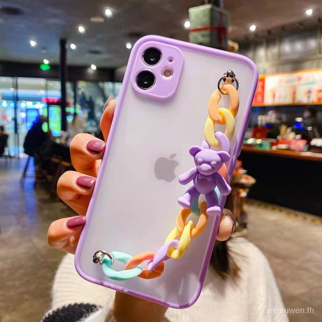 เคสโทรศัพท์มือถือลายการ์ตูนหมีสําหรับ Oppo A53 A15 A11K A9 A 5 A8 A31 A33 A52 A5S A7 A12 A7X A 5 A3S A91 A12E A72 F11 F9Pro Realme C1 #8