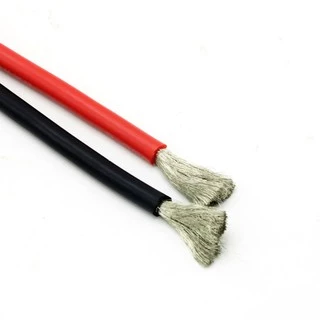 ลวดซิลิโคนคุณภาพสูง 14 16 18 20awg 5 m สีแดงและดํา 5 เมตร