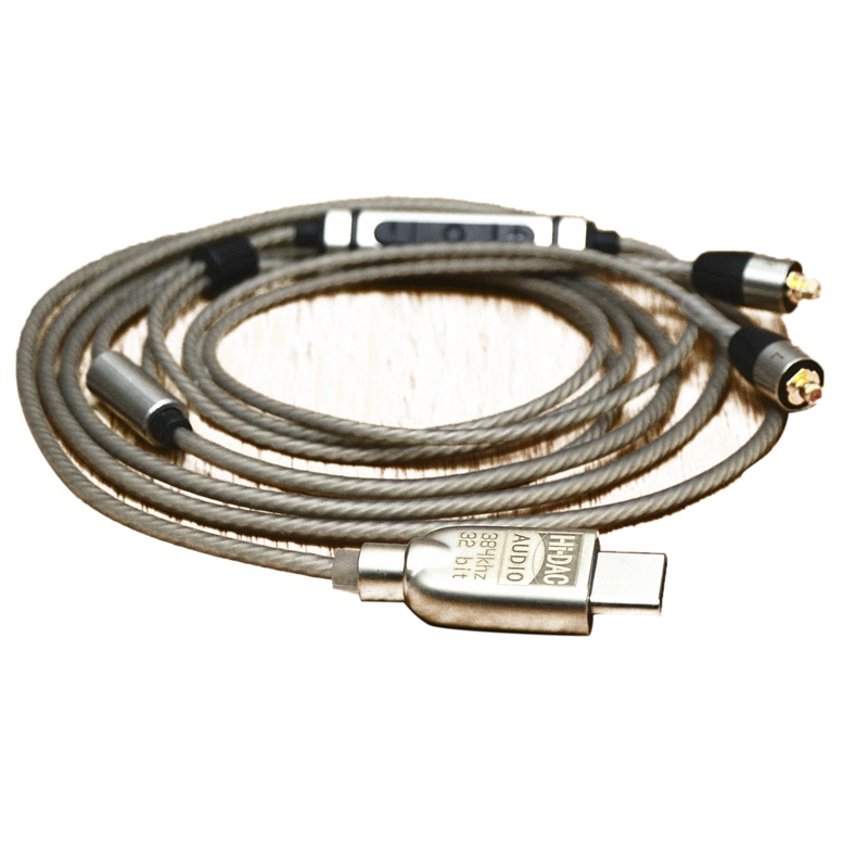 อะแดปเตอร์ชิปถอดรหัส Type-C Dac Alc5686 สําหรับสายหูฟัง Sennheiser Ie8Ie8I Ie80 80S Shure Mmcx Se215 (Mmcx)
#8