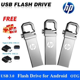 มีสต็อกสินค้า + ฟรี + CODจัดส่งฟรี 2TB OTG USB แฟลชไดรฟ์ USB ไดรฟ์ flashdisk ไดรฟ์ปากกา 256GB 128GB 64GB 32GB