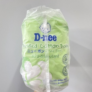 (แพ็ค 6) D-Nee Purified Cotton Balls ดีนี่ สำลีก้อนบริสุทธิ์ 90 กรัม