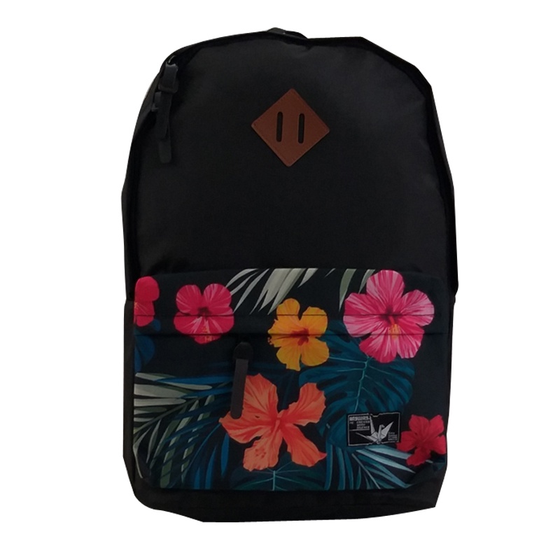 ANYWAY BACKPACK "FLOWER" สีดํา 161