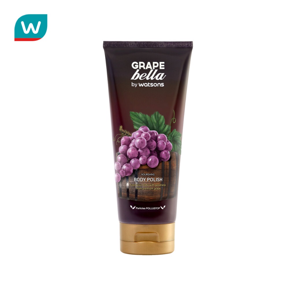 Grape Bella by Watsons เกรพ เบลล่า บาย วัตสัน นูริชชิ่ง บอดี้ โพลิช 200มล.