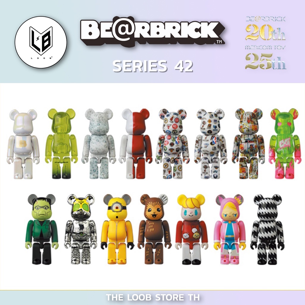 (ของแท้) LOOBSTORETH Bearbrick Series 42 100% Blind Box By Medicom Toy ...