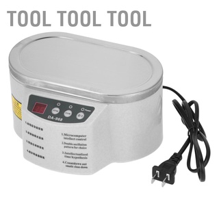 【Limited Promotion】Mini 600ml 40KHz Ultrasonic Cleaner Cleaning Tank Machine AC 220V 50Hz CN Plug