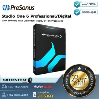 PreSonus : Studio One 6 Professional/Digital by Millionhead (DAW Software with Unlimited Tracks, 64-bit Processing)