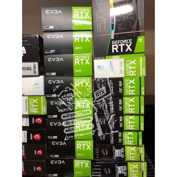 1/9/64 รับพรีออเดอร์การ์ดจอ✅รับประกันไม่ลดแรงขุด RTX 3060ti,3070,3080,3090 Evga ของใหม่ ประกัน world