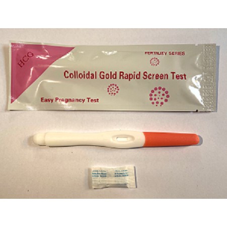 HCG Pregnancy ที่ตรวจครรภ์ แบบปากกา (ไม่ระบุชื่อสินค้าหน้ากล่อง) สินค้าหมดปี 2026