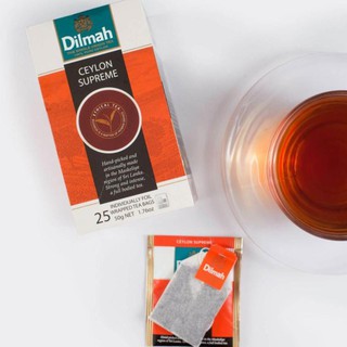 ﻿Dilmah Ceylon Supreme Tea ดิลมา ซีลอนซูพรีม ชาศรีลังกา 2กรัม 25ซอง