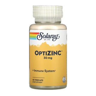 Solaray, Optizinc 30 mg 60 VegCaps