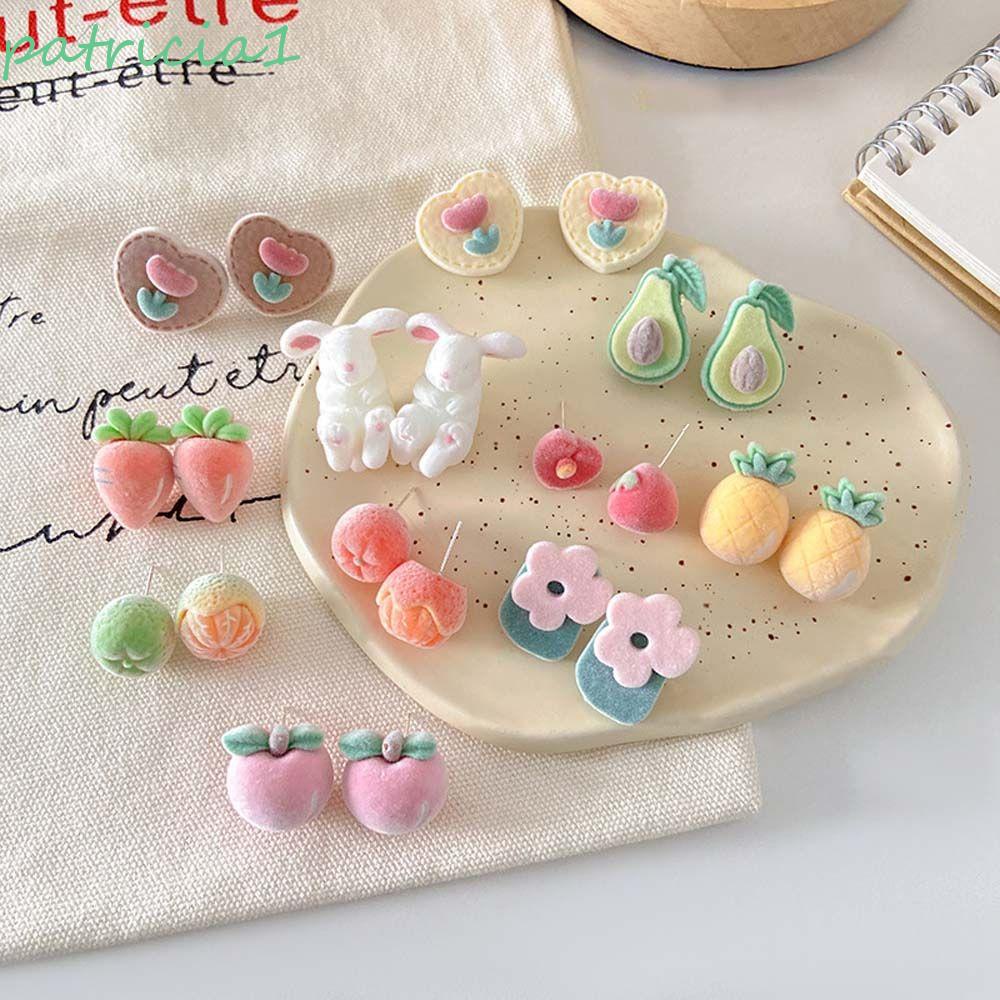 PATRICIA Geometric Korean Style Earrings Simple Women Ear Stud Stud