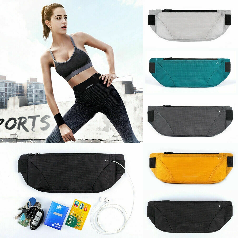 TGSWaterproof Sport Runner เอว Bum Bag Running Jogging Belt Pouch Zip Fanny Pack เอวแพ็ค