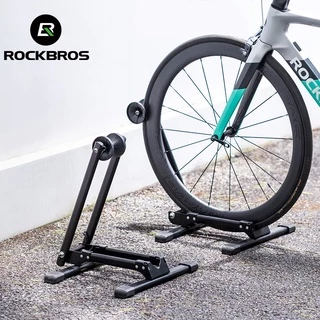 【TH Delivery】ROCKBROS ขาตั้งจักรยาน เหล็กคาร์บอน แบบพกพา อุปกรณ์เสริม สําหรับจอดรถจักรยาน