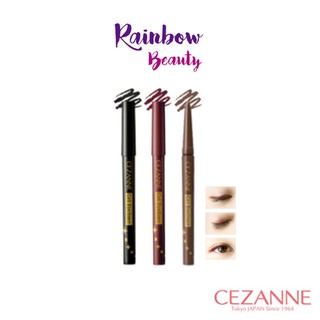 Cezanne gel eyeliner  เจล อายไลน์เนอร์ ดินสอเขียนขอบตาเนื้อเจล สูตรกันน้ำ ติดทนนาน