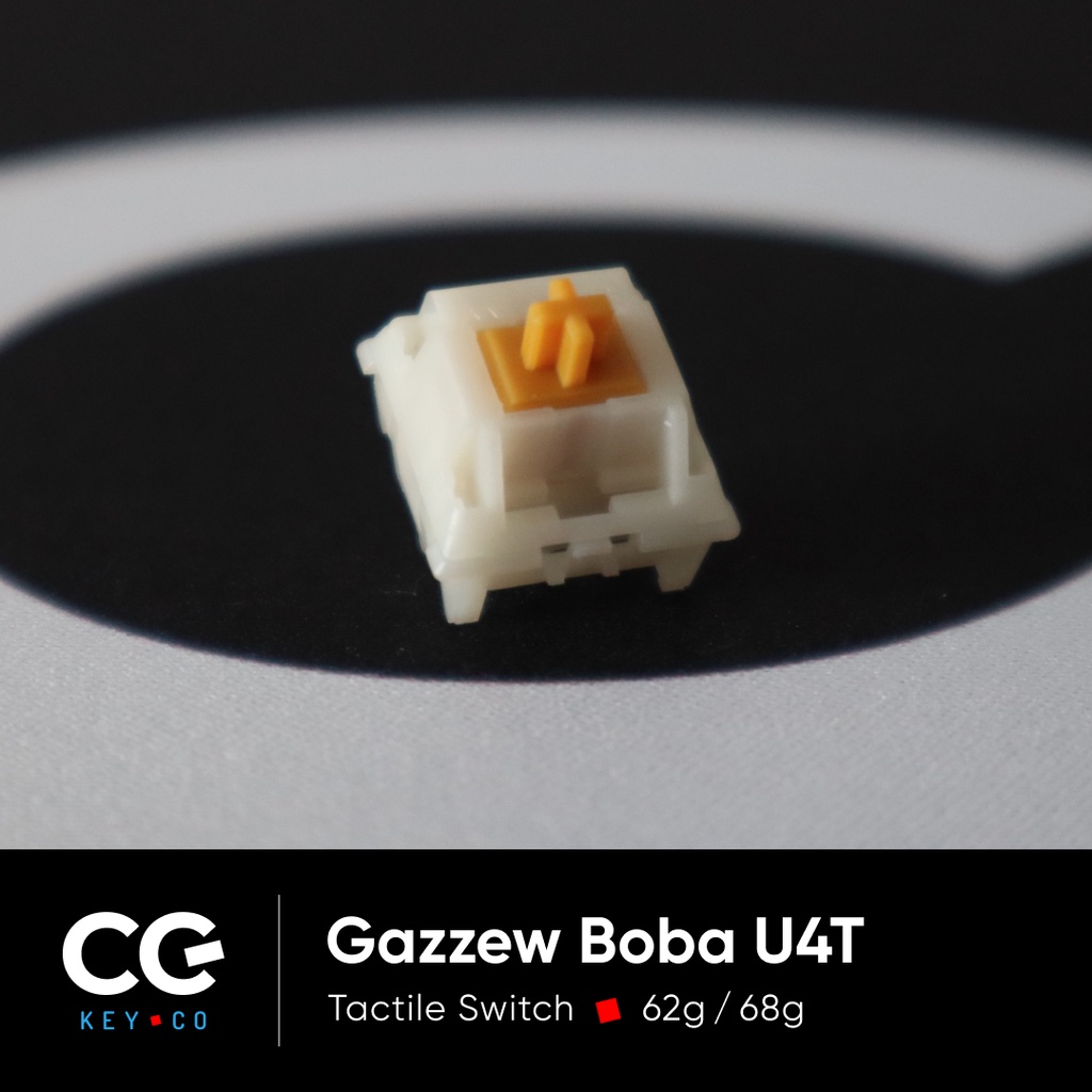 Gazzew Boba U4T RGB Switch 62g และ 68g (Tactile) 10 ชิ้น Mechanical