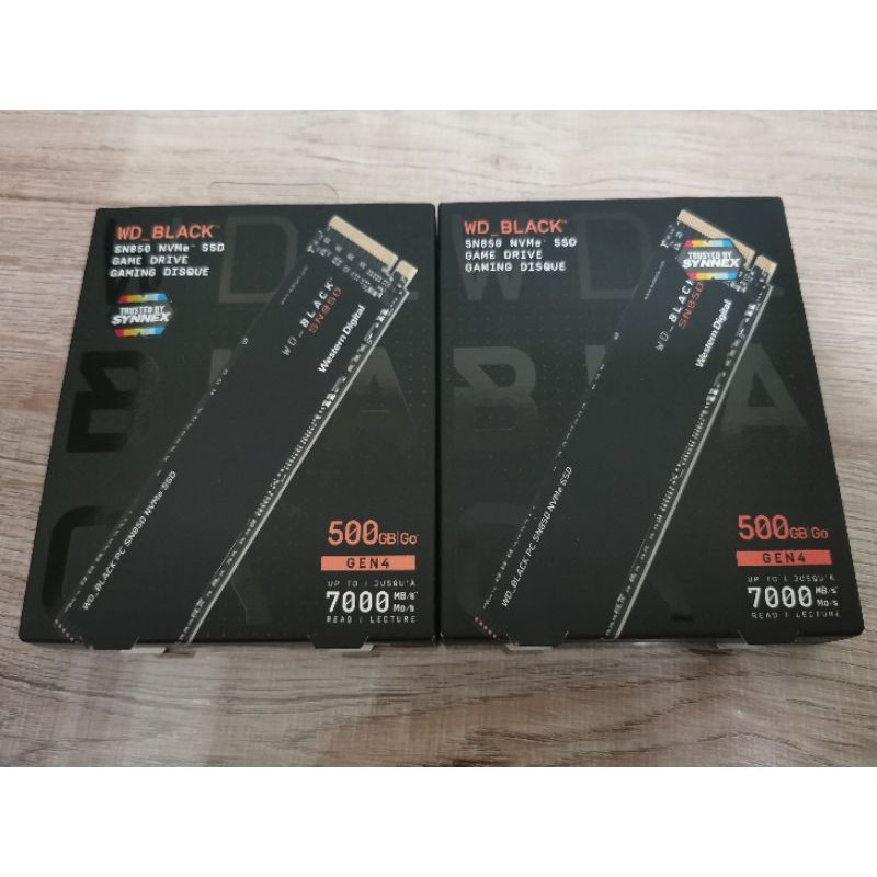 WD 500 GB BLACK SN850 PCIe/NVMe M.2 2280 (WDS500G1X0E) (ประกัน synnex 5 ปี)​