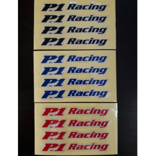 สติ๊กเกอร์ติดแม็ค P.1 Racing