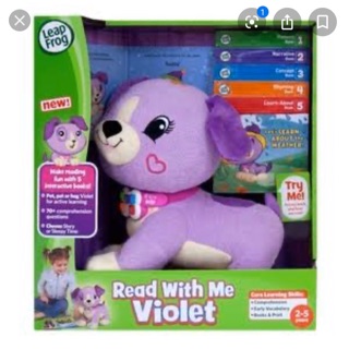 Leapfrog Read with Me Violet🐶 Sale งานเสริมพัฒนาการมือสอง งานสะอาดพร้อมใช้งานเทียบเท่ามือหนึ่ง