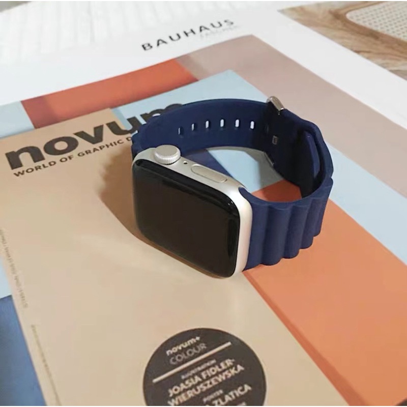 nim  สาย appl. watch งานใหม่ งานดี  สําหรับ Appl Watch  สาย สีมาใหม่ series 7 6 SE 5 4 3 2 1 สายแอปเปิลวอช สายนาฬิกา - รูปที่ 4