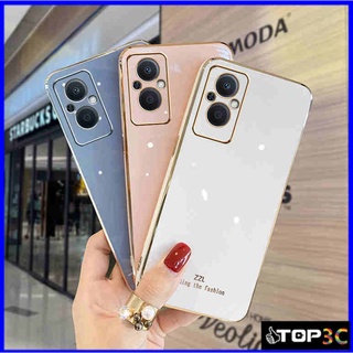 เคส oppo reno 8z 5g เคส oppo reno 7z 5g Reno7 Reno 2f Reno 6 Reno 6Z 5G Reno5 Reno 4 เคสโทรศัพท์แฟชั่นขอบตรง ZB