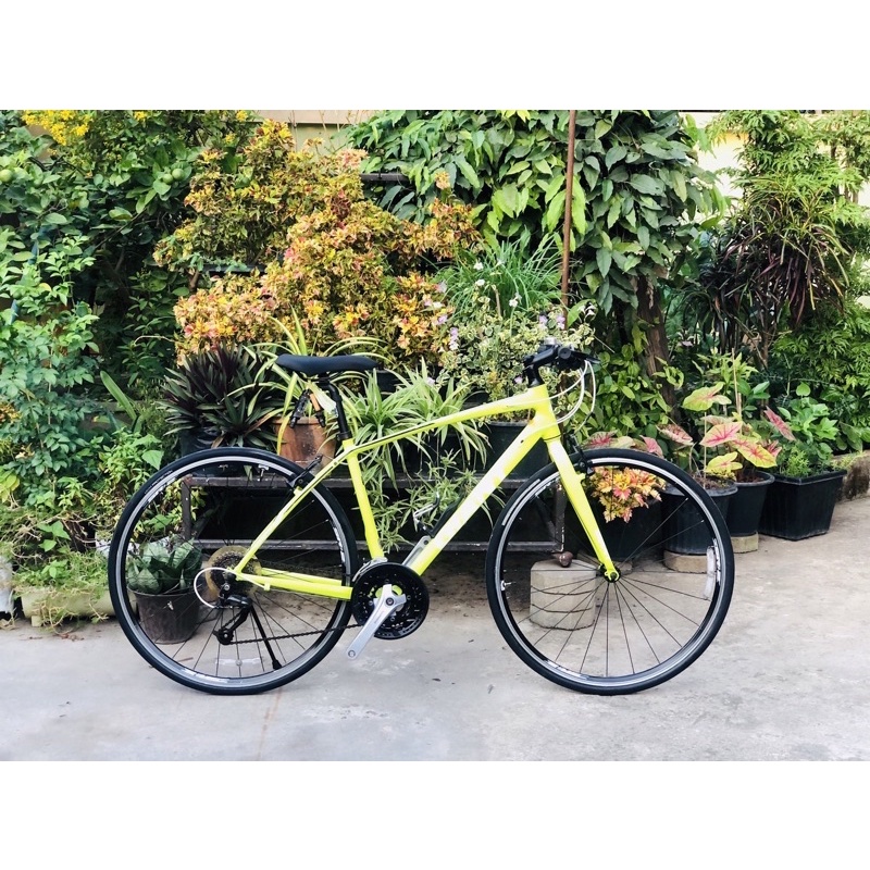 จักรยานไฮบริด GIANT Escape RX แท้ สียอดตองเหลือง (ไซส์ 47 cm) เฟรมอะลู ตัวถังซ่อนสายเบรค รุ่นใหม่ M