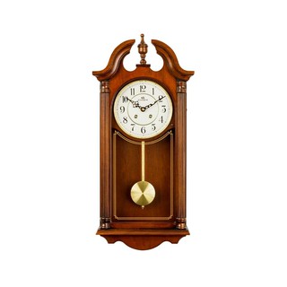 clock WALL CLOCK WOOD 11X23 Inches DARK BROWN DODENI Home decoration Home &amp; Furniture นาฬิกา นาฬิกาแขวนไม้ DOGENI WCW012