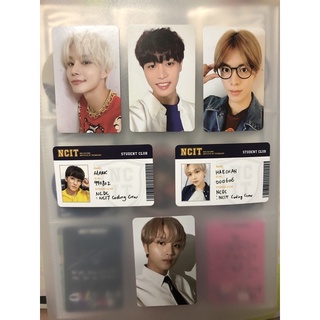 พร้อมส่ง การ์ด NCIT ID จองอู ยูตะ มาร์ค แทอิล แฮชาน