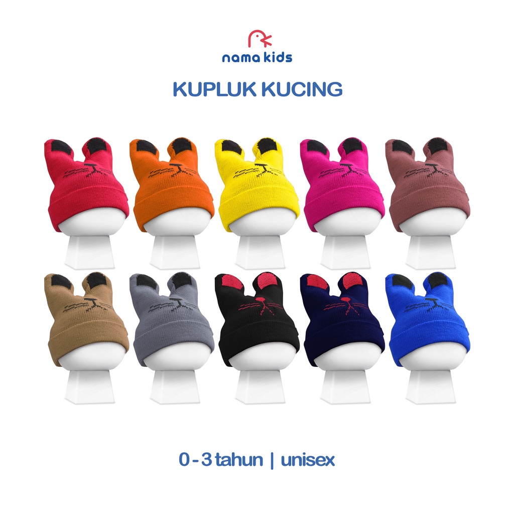 Baby BOYS BEANIE BABY GIRLS BEANIE HAT CAT MOTIF BABY BEANIE HAT CUTE BABY HAT BABY BEANIE