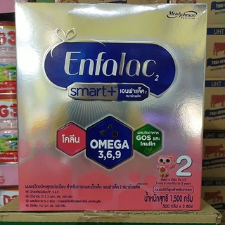 Enfalac  smart สูตร2 ขนาด 1500#หมายเหตุค่าขนส่งต่อสินค้า1ชิ้น  06/02/2025