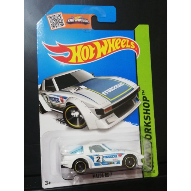 (HWAA) Hot Wheels Mazda RX 7 White