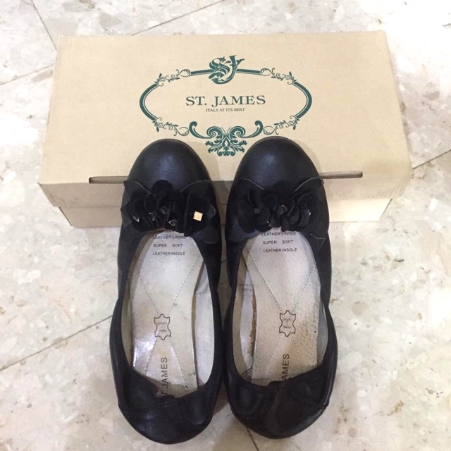 รองเท้า St James สีดำ size 38