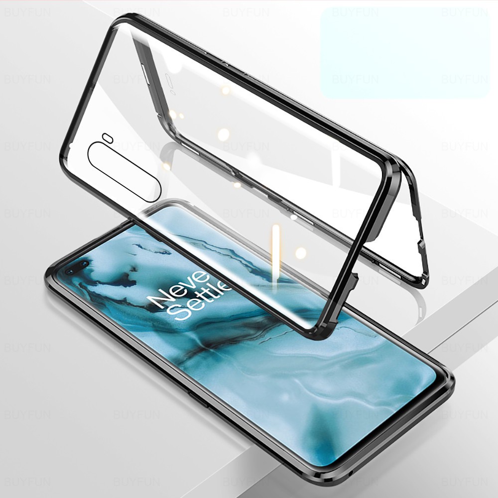 360° เคสโทรศัพท์มือถือกระจกนิรภัย สองด้าน แบบแม่เหล็ก สําหรับ Huawei Honor 10 Lite V20 V30 8X 9X Plus Y9S X10 P Smart 2019