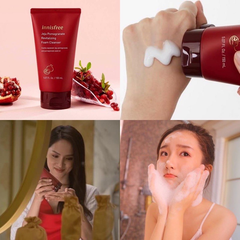 innisfree jeju pomegranate revitalizing foam cleanser