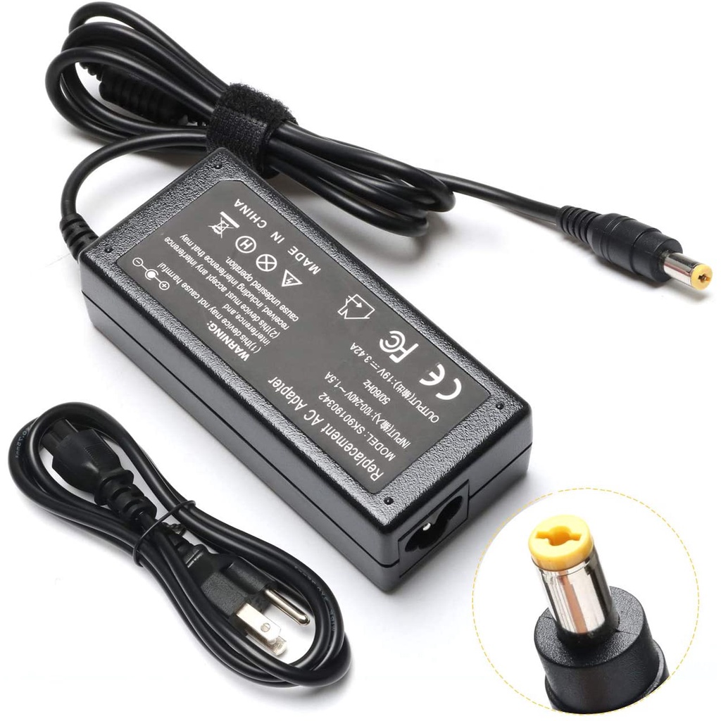 19V 3.42A 65W อะแดปเตอร์แล็ปท็อป Charger สําหรับ Acer Aspire E1 E3 E5 E15 ES1 E1-572P E3-111 V3 V5 V
