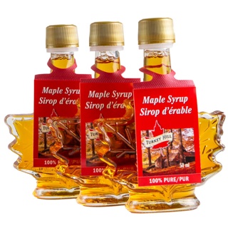 Turkey Hill Maple Leaf Bottle Syrup 200ML เทอคีฮิล น้ำเชื่อมเมเปิ้ล 250มล./.Canadian Maple Syrup 250ml.Turkey Hill  Pure