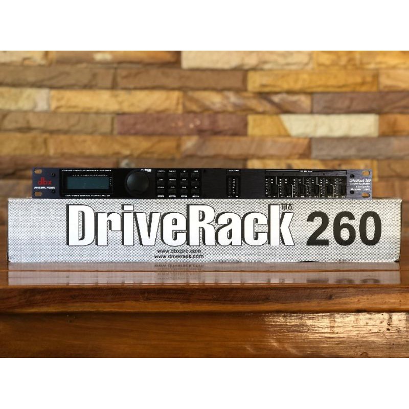 ครอสดิจิตอล dbx Driverack 260 พร้อมตั้งค่าให้ ประกอบไปด้วย ครอส,EQ,กันเสียงไมค์หอน,คอมเพรสเซอร์,ดีเลย์ ไดร์เวอร์แร็ค260