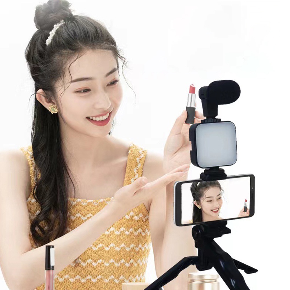 5pcs Universal LED Light Mini Portable Photography Tripod Live ...