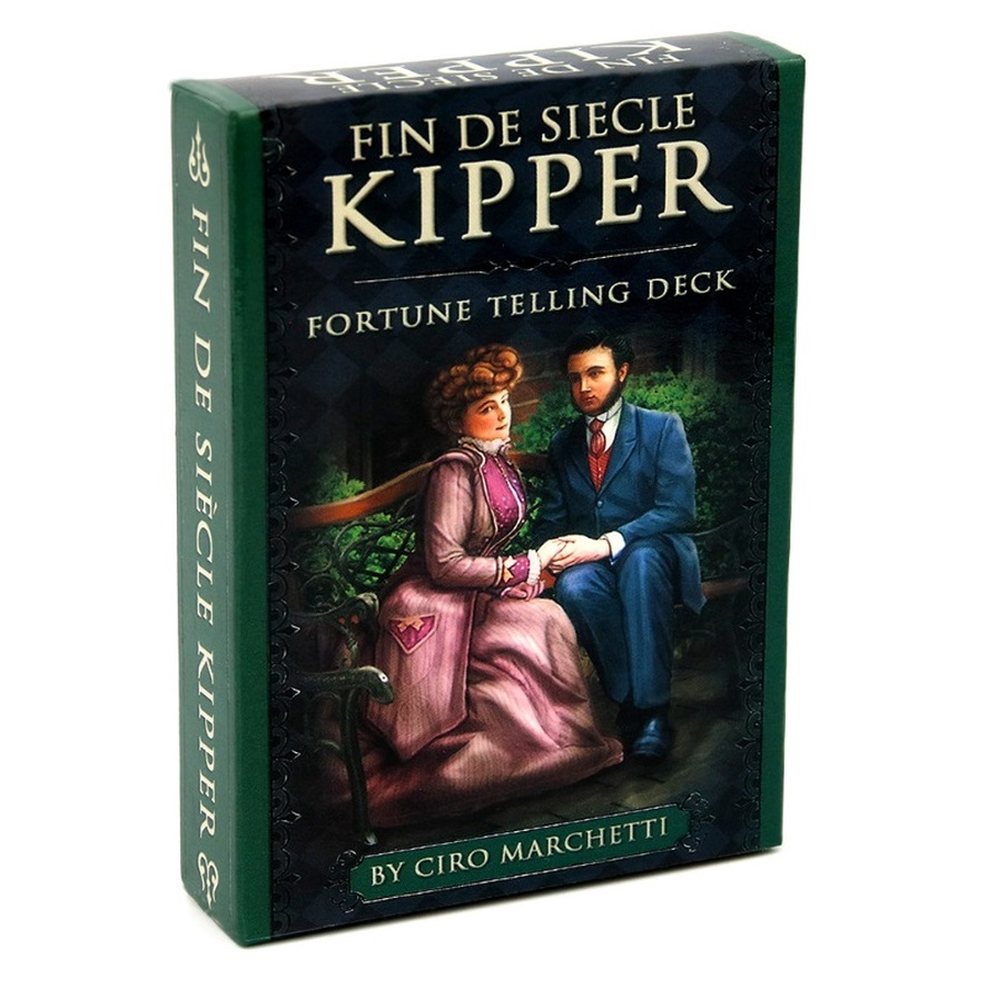 【คลังสินค้าพร้อม】ไพ่ทาโรต์ 39 pcs Fin De SieCle Kipper Oracle Card English Cards Deck Board Game