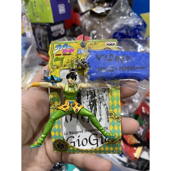 พวงกุญแจ  โจโจ้  นารันเซีย กีร์กา |Banpresto JOJO'S BIZARRE ADVENTURE Figure Keychain With Quote Pla
