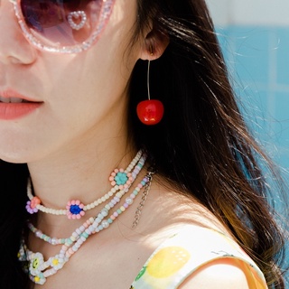 [3 สี] 21August.Baby Summer Squeeze Necklace สร้อยคอ เครื่องประดับเด็กผู้หญิง เครื่องประดับผู้หญิง 3 สี