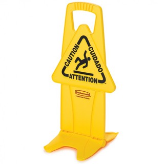 ป้ายเตือนกันลื่น - Stable Safety Sign with International Wet Floor Symbol