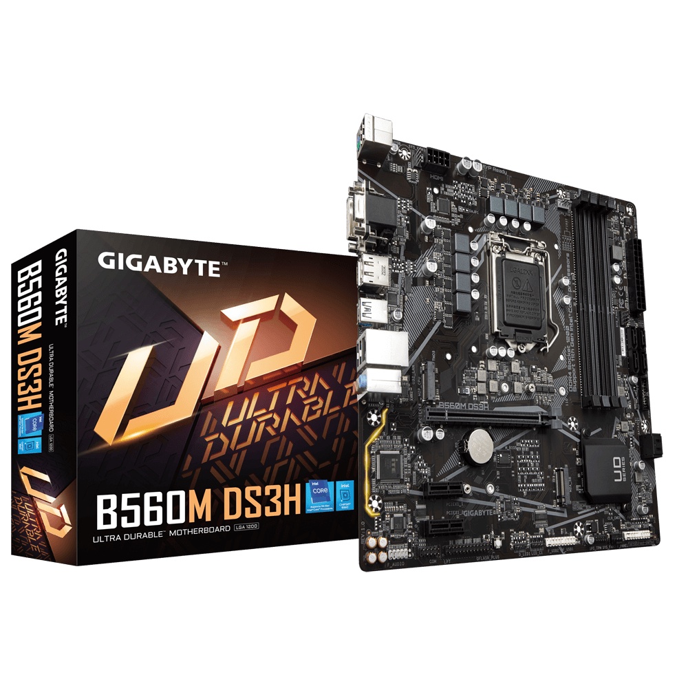 MAINBOARD (เมนบอร์ด) GIGABYTE B560M DS3H V2 (rev.1.1) LGA1200 รับประกัน 3ปี