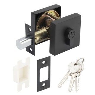 DEADBOLT 1 ด้าน HAFELE 489.10.577 สีดำ