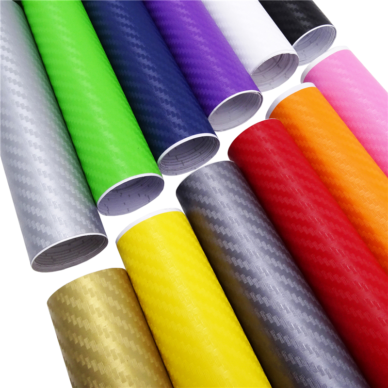 สติกเกอร์ฟิล์มไวนิล คาร์บอนไฟเบอร์ 3D กันน้ํา ขนาด 127 ซม. X 30 ซม. สําหรับติดตกแต่งรถยนต์ - รูปที่ 5