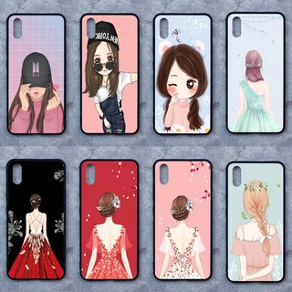 เคส Vivo Y91c ลายผู้หญิง ขอบนิ่มหลังแข็ง เคสมือถือ เคสโทรศัพท์ Case เคส TPU ขอบนิ่มหลังแข็ง ไม่ขูดตัวเครื่อง ไม่กัดขอบ