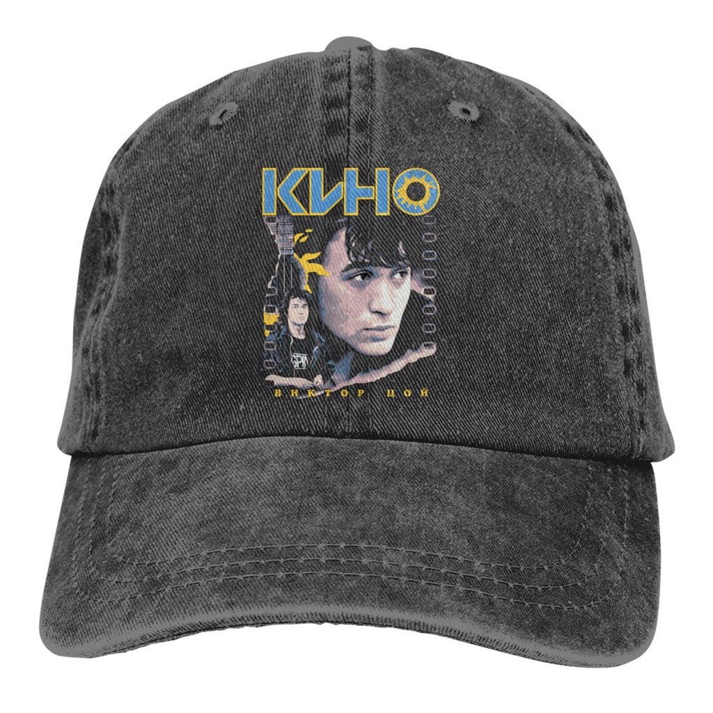 Nice Graphic Viktor Tsoi Kino Vintage Classic Printing หมวกแฟชั่นยอดนิยม