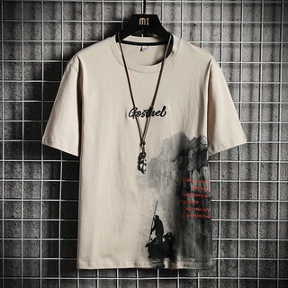 Short Sleeve T-Shirt Mens 2021 Summer New Fashion Tops เสื้อเชิ้ตผู้ชาย พร้อมส่งทุกวันจร้า