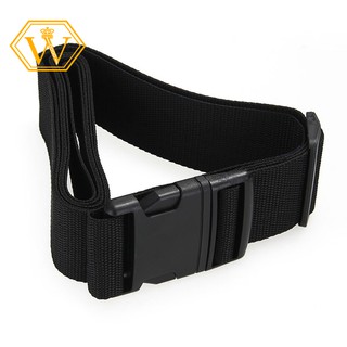 Luggage Belt Strap Belt Cord Rope Black for Suitcase Travel Bag 2M